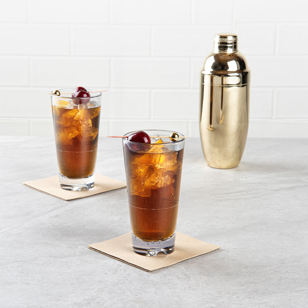 Bev Tek 11 oz Polycarbonate Old Fashioned Glass - Stackable - 3" x 3" x 5 3/4" - 6 count box