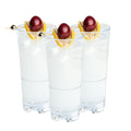 Bev Tek 14 oz Polycarbonate Highball Glass - Stackable - 3" x 3" x 6 1/2" - 6 count box