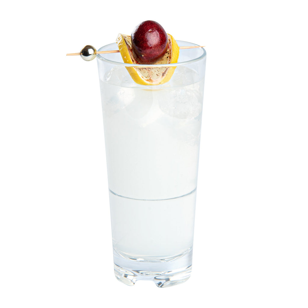 Bev Tek 14 oz Polycarbonate Highball Glass - Stackable - 3" x 3" x 6 1/2" - 48 count box
