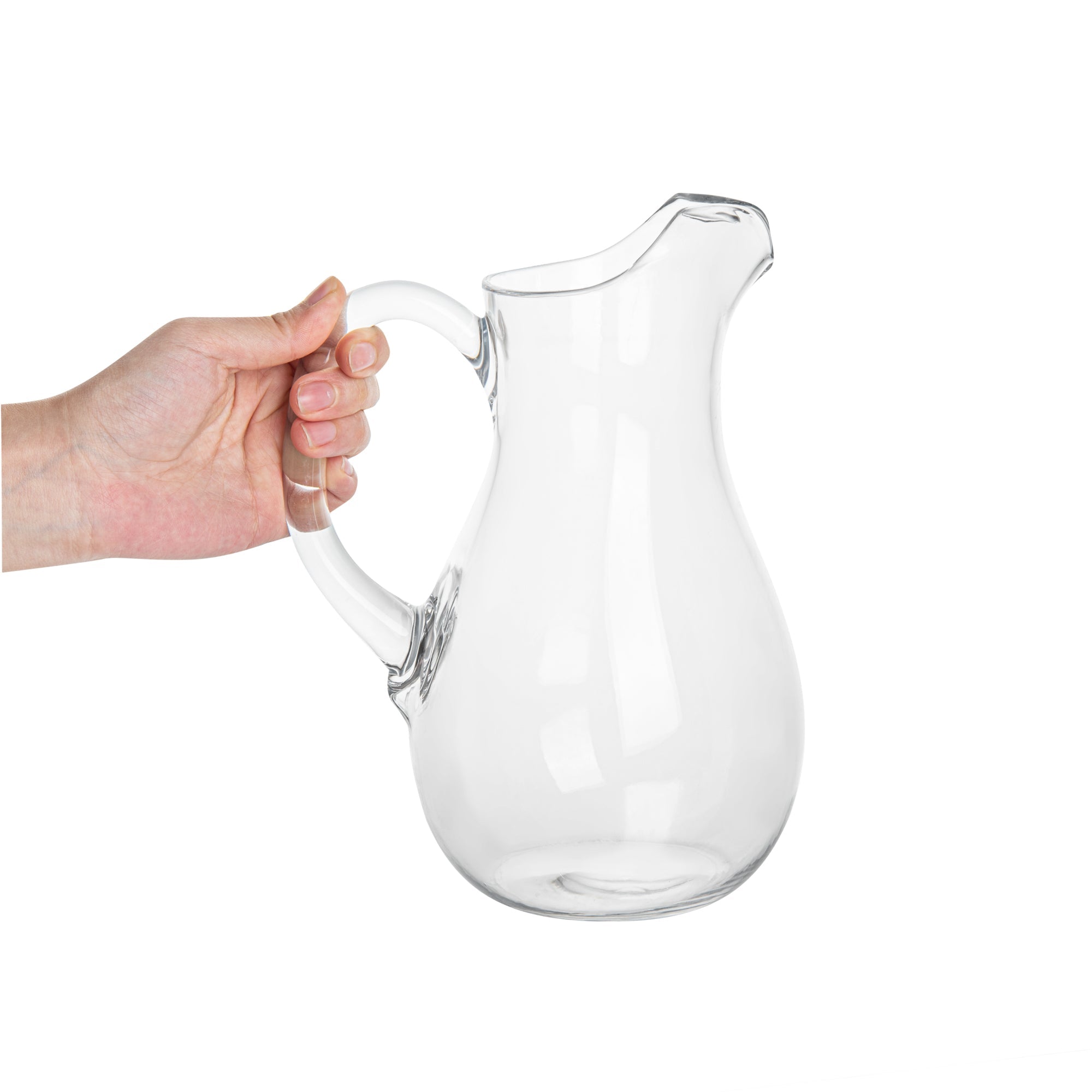 Bev Tek 57 oz Clear Polycarbonate Water Pitcher - 7" x 3 1/2" x 9 1/2" - 1 count box