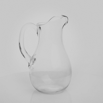 Bev Tek 57 oz Clear Polycarbonate Water Pitcher - 7" x 3 1/2" x 9 1/2" - 1 count box