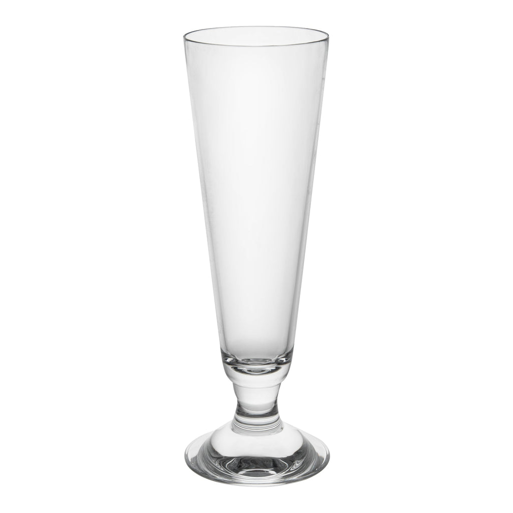 Bev Tek 14 oz Polycarbonate Pilsner Beer Glass - 3 1/4" x 3 1/4" x 9 1/4" - 6 count box