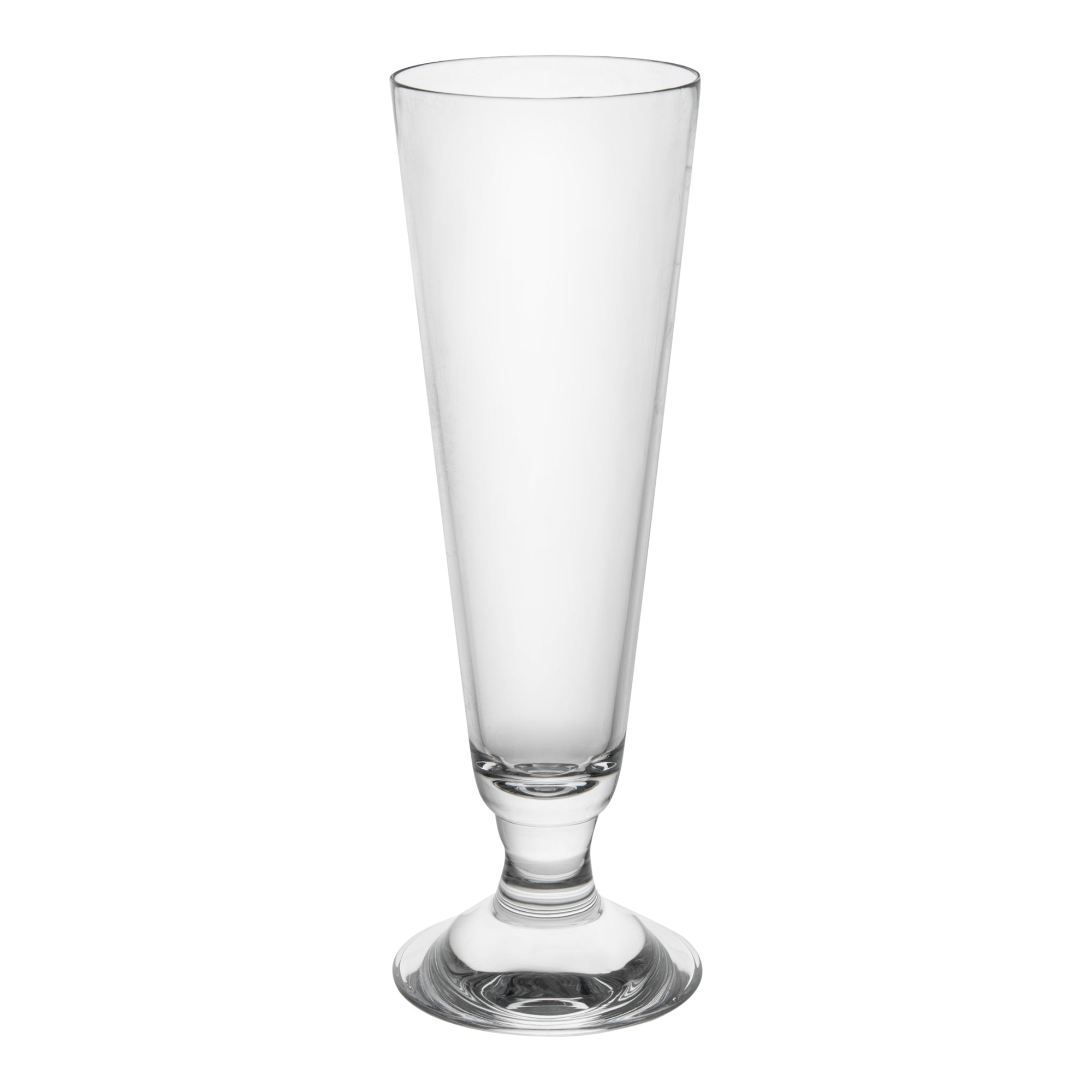Bev Tek 14 oz Polycarbonate Pilsner Beer Glass - 3 1/4" x 3 1/4" x 9 1/4" - 6 count box