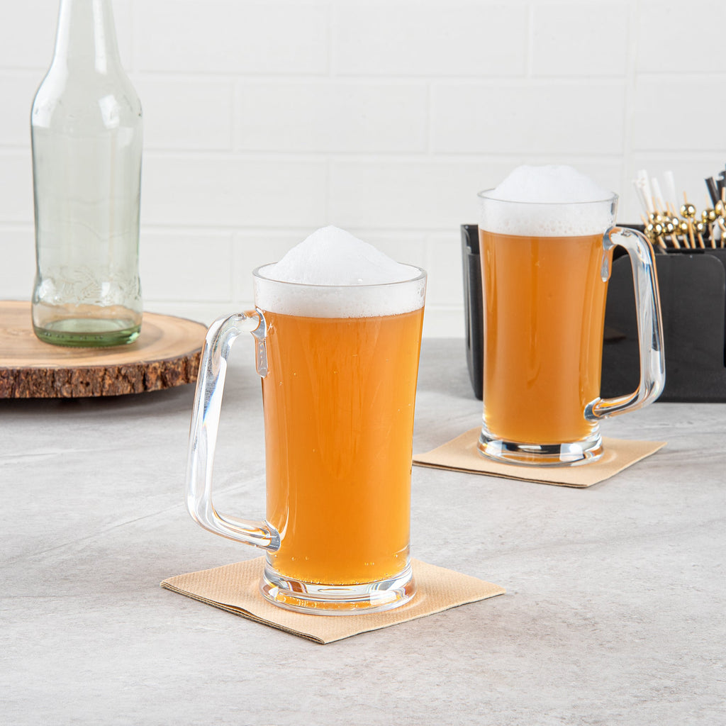 Bev Tek 17 oz Polycarbonate Beer Mug - 4 3/4" x 3 1/4" x 6 1/2" - 48 count box