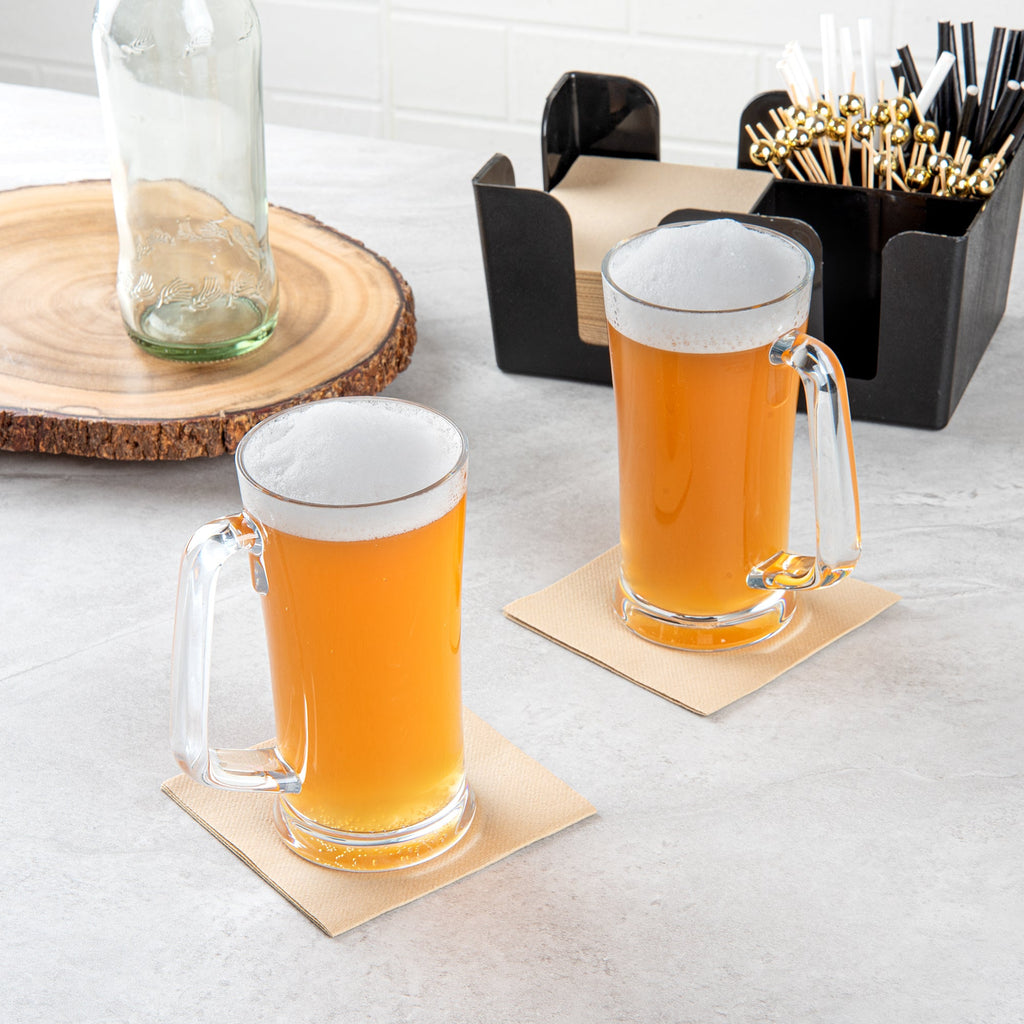 Bev Tek 17 oz Polycarbonate Beer Mug - 4 3/4" x 3 1/4" x 6 1/2" - 48 count box