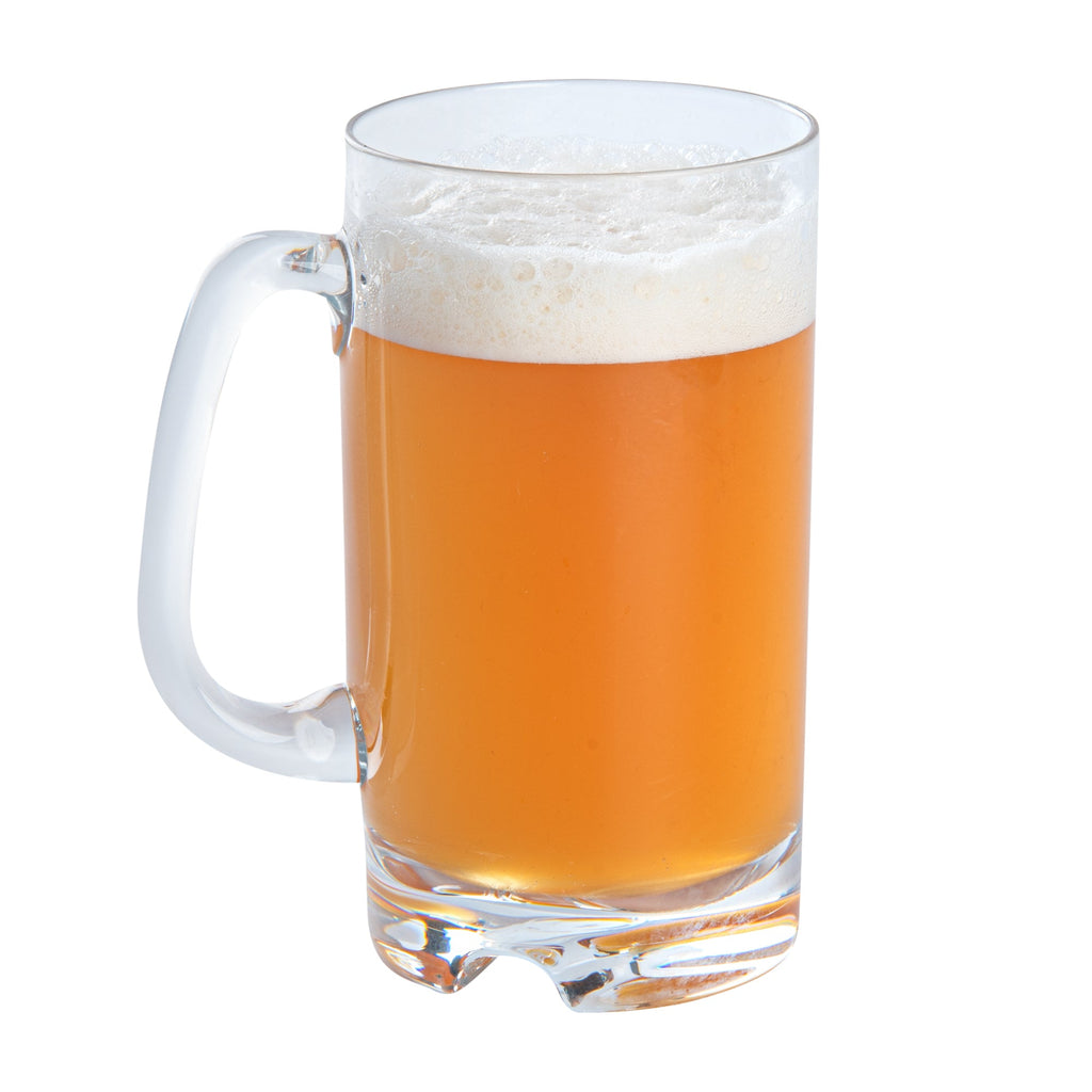 Bev Tek 18 oz Polycarbonate Beer Mug - 4 3/4" x 3 1/4" x 6" - 48 count box