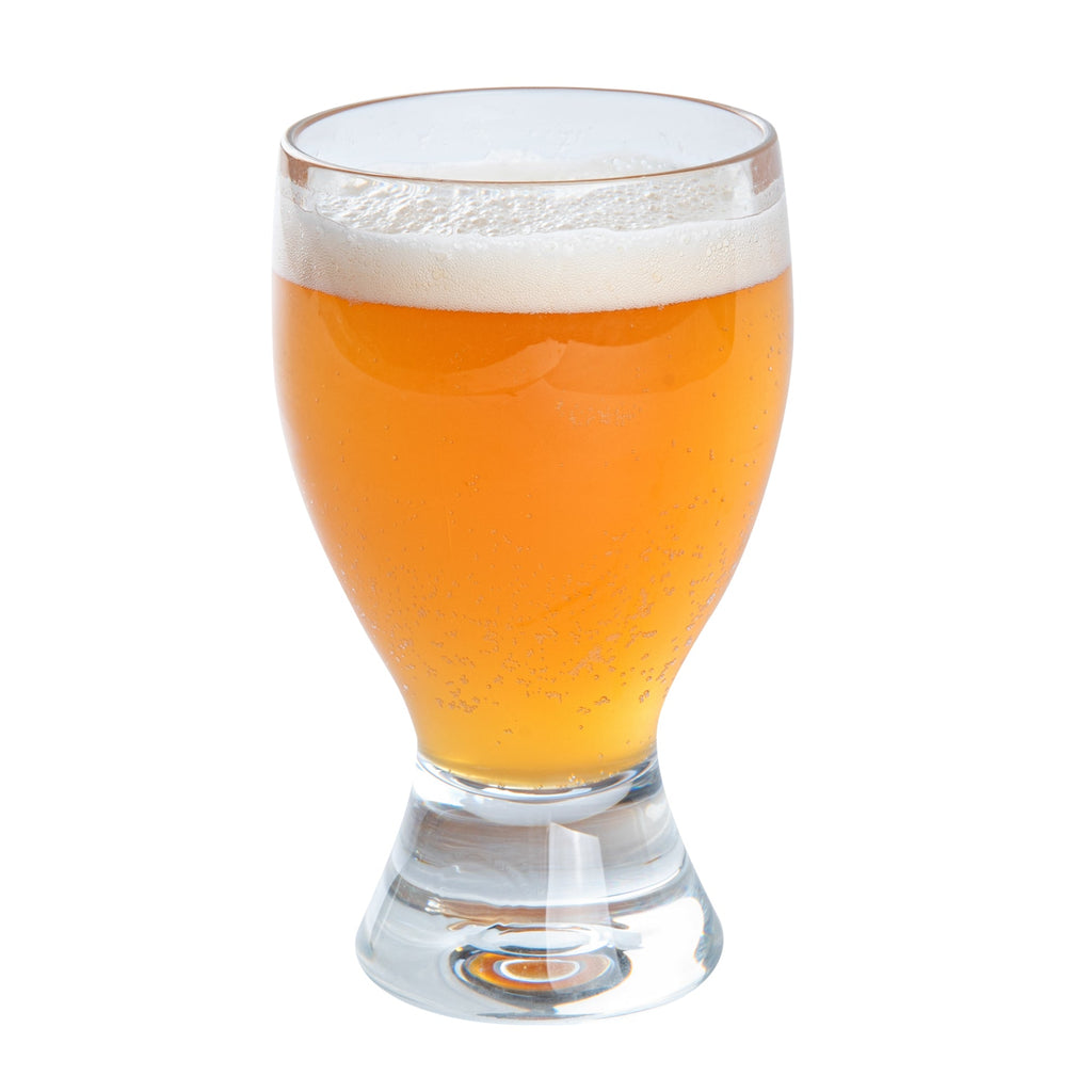 Bev Tek 14 oz Polycarbonate Craft Beer Glass - 3 1/2" x 3 1/2" x 6" - 6 count box