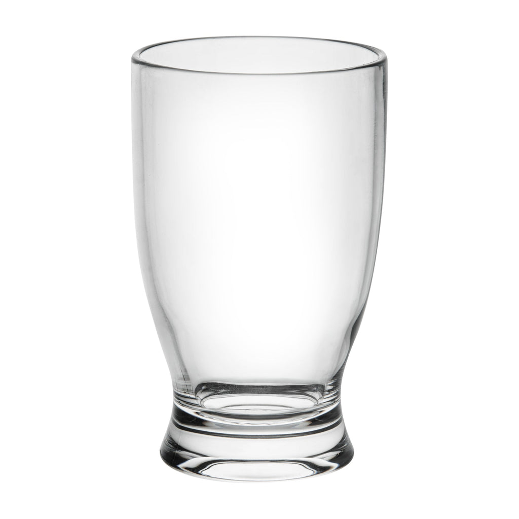 Bev Tek 12 oz Polycarbonate Craft Beer Glass - 3" x 3" x 5" - 6 count box
