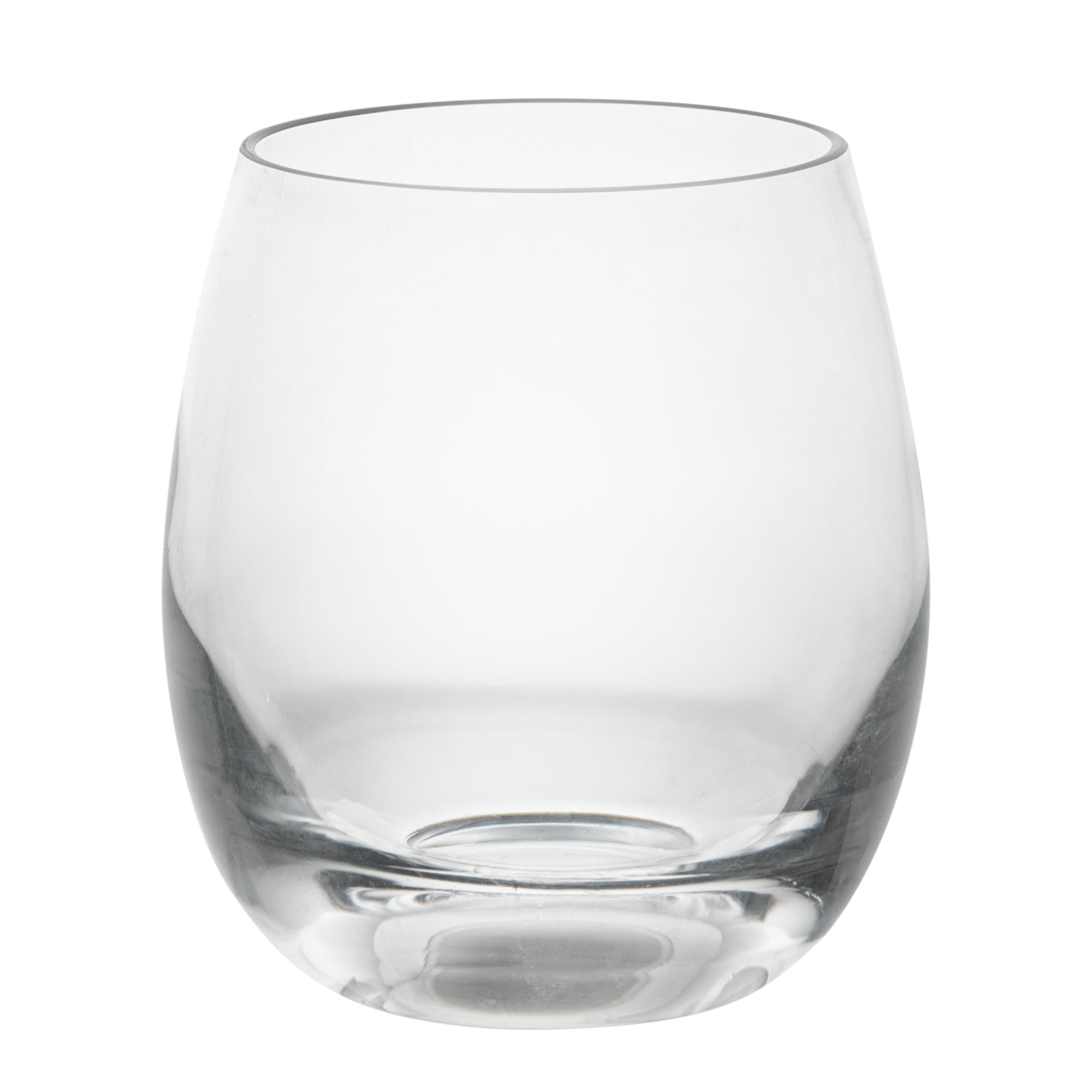 Bev Tek 12 oz Polycarbonate Rocks Glass - 3 1/2" x 3 1/2" x 3 3/4" - 6 count box