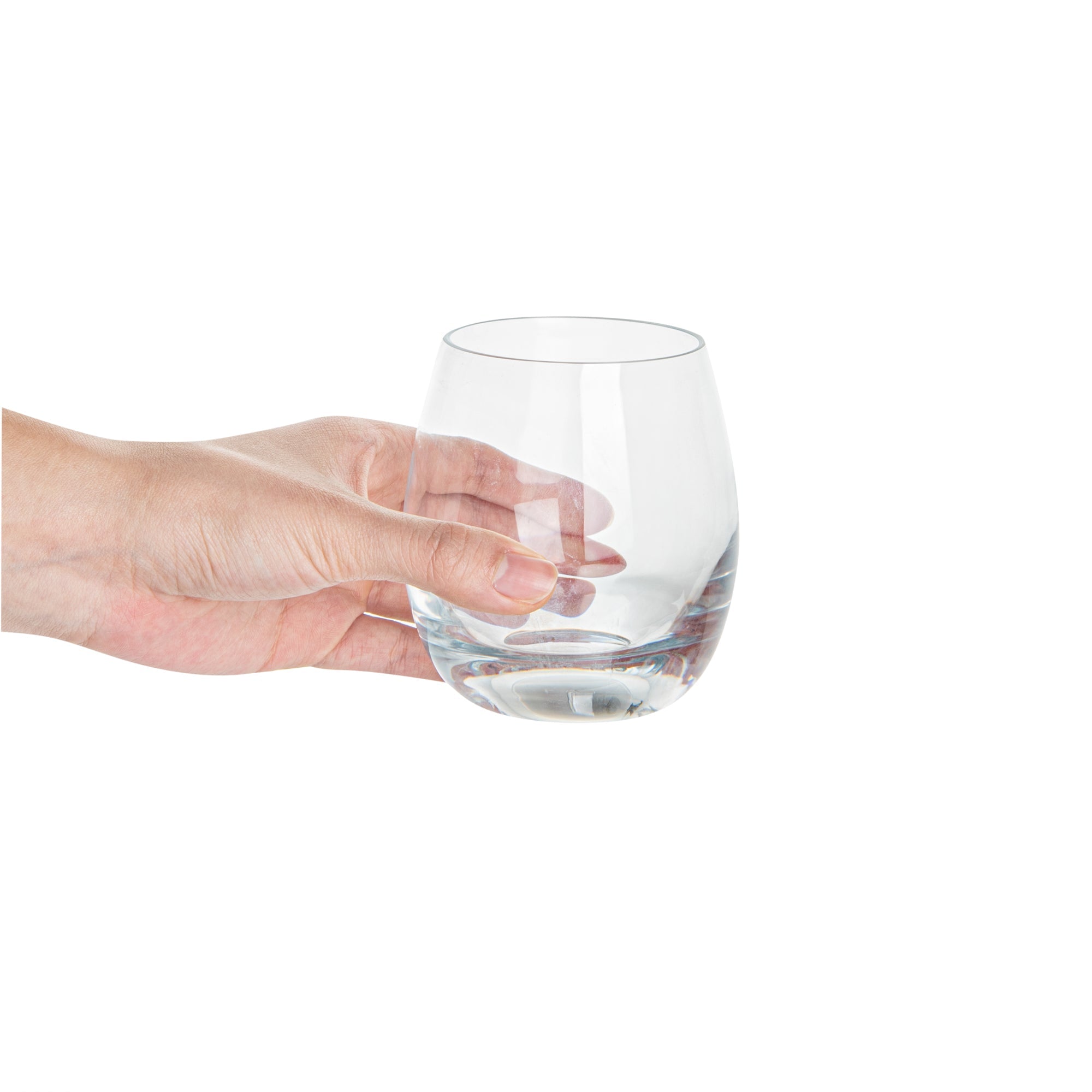 Bev Tek 12 oz Polycarbonate Rocks Glass - 3 1/2" x 3 1/2" x 3 3/4" - 48 count box