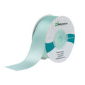 Gift Tek Aqua Blue Polyester Satin Ribbon - Single Face - 1" x 10 yds - 1 count box