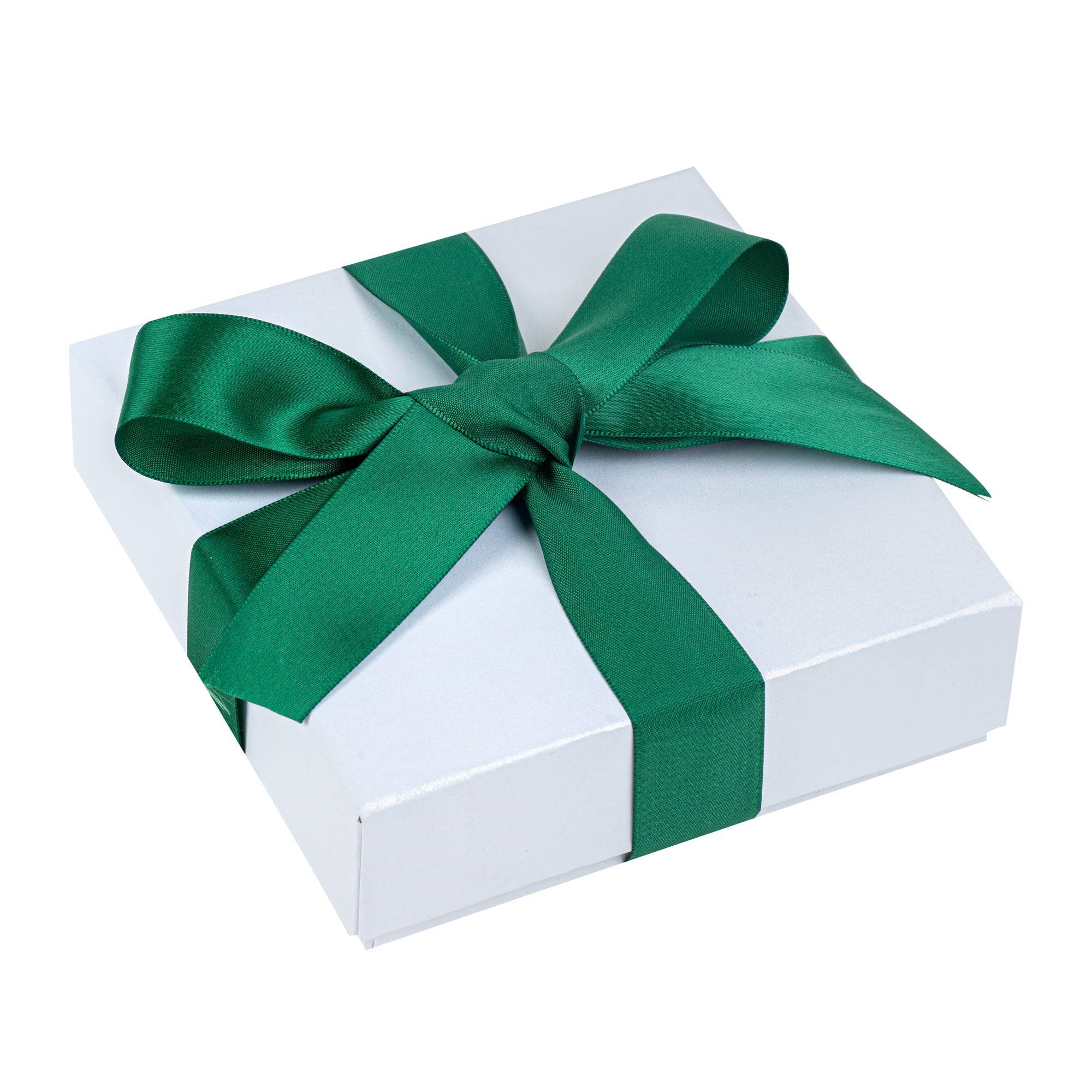 Gift Tek Forest Green Polyester Satin Ribbon - Single Face - 1" x 10 yds - 1 count box