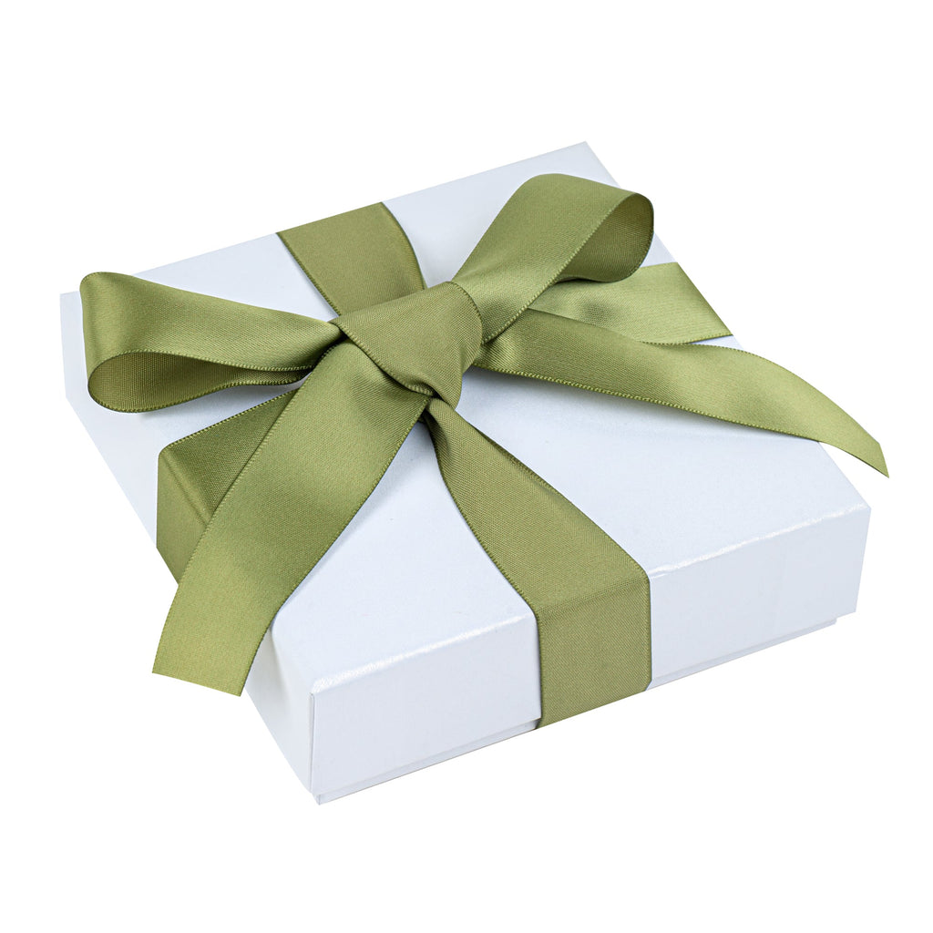 Gift Tek Spring Moss Green Polyester Satin Ribbon - Single Face - 1" x 10 yds - 1 count box