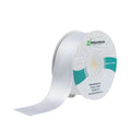 Gift Tek White Polyester Satin Ribbon - Single Face - 1" x 10 yds - 1 count box