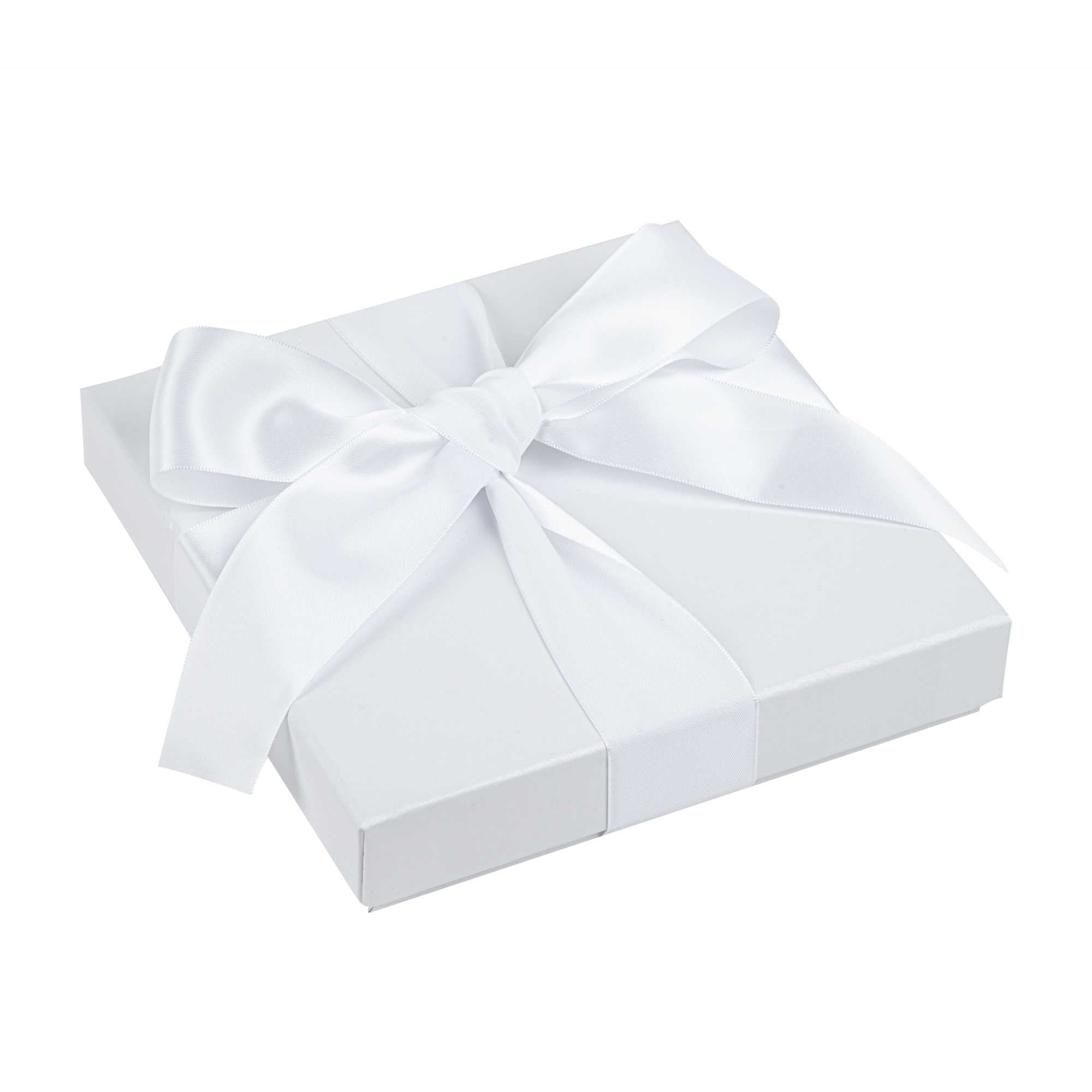 Gift Tek White Polyester Satin Ribbon - Single Face - 1 1/2" x 10 yds - 1 count box