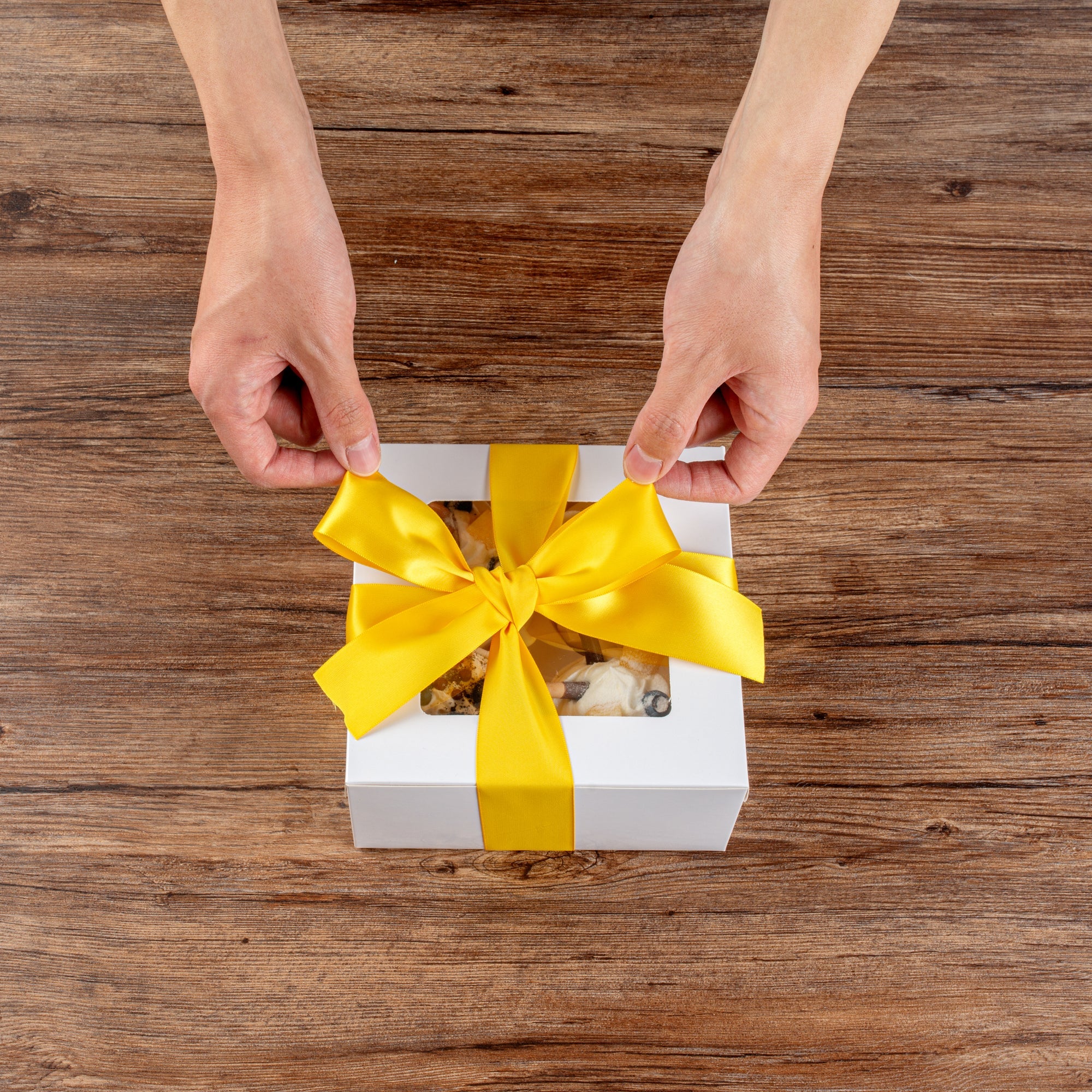 Gift Tek Yellow Polyester Satin Ribbon - Single Face - 1 1/2" x 10 yds - 1 count box