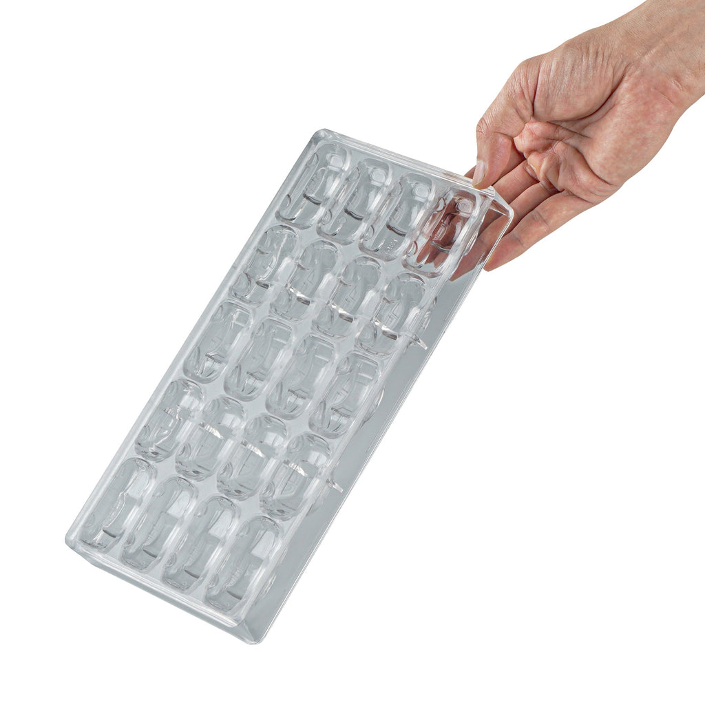 Pastry Tek Polycarbonate 3D Car Candy / Chocolate Mold - 20-Compartment - 1 count box