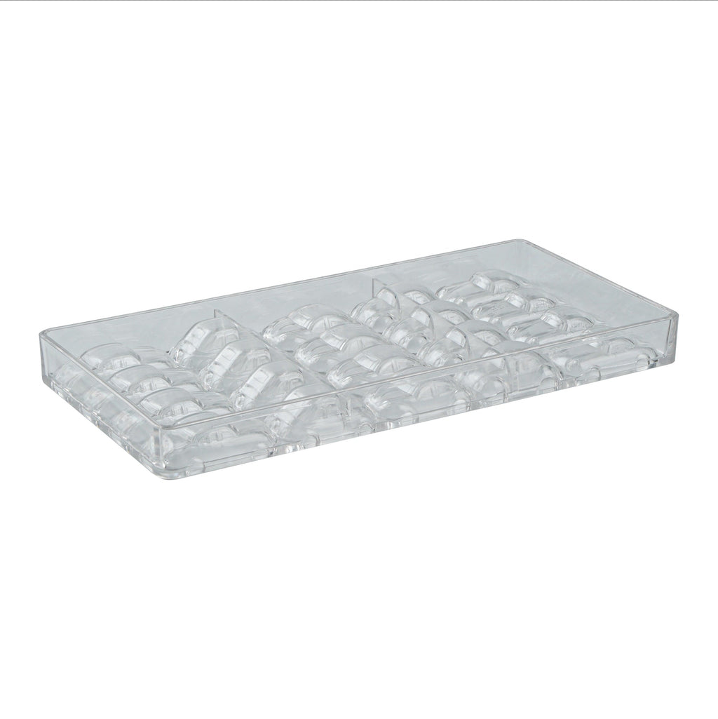Pastry Tek Polycarbonate 3D Car Candy / Chocolate Mold - 20-Compartment - 1 count box