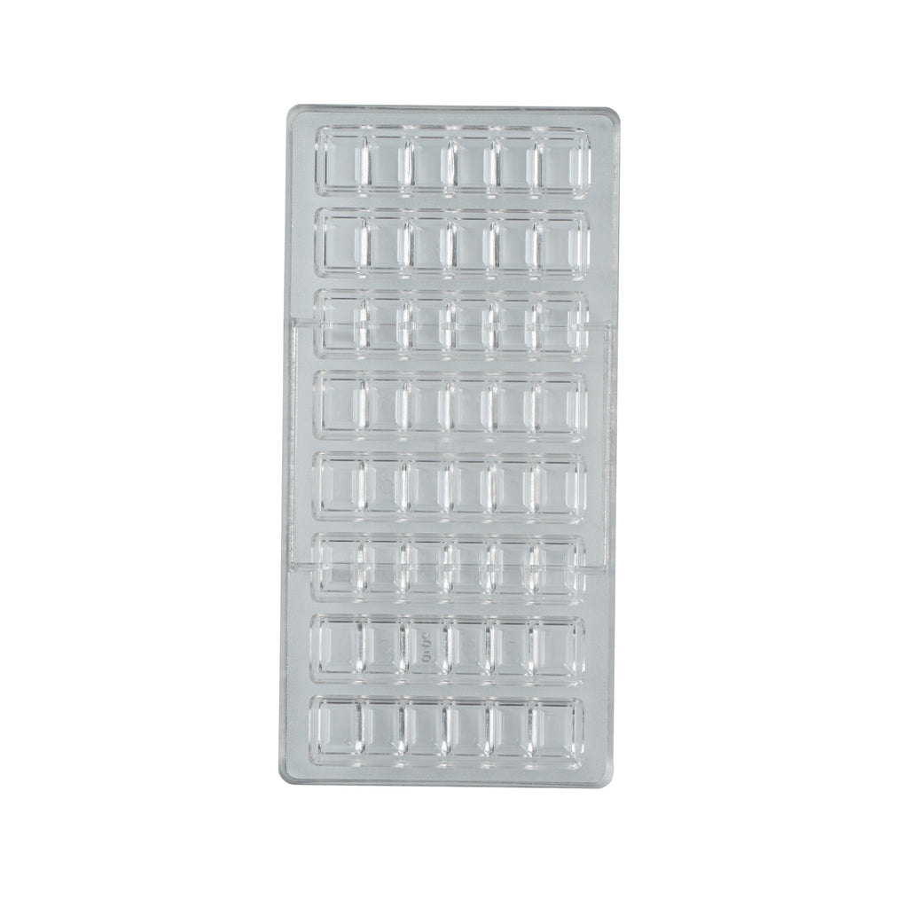 Pastry Tek Polycarbonate Break-Apart Candy / Chocolate Mold - 8-Compartment - 1 count box