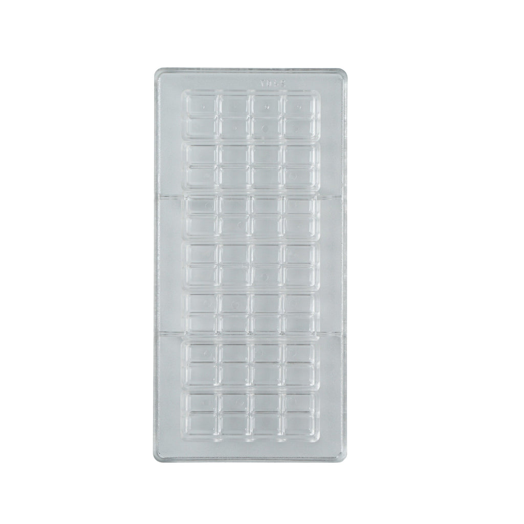 Pastry Tek Polycarbonate Break-Apart Candy / Chocolate Mold - 7-Compartment - 1 count box