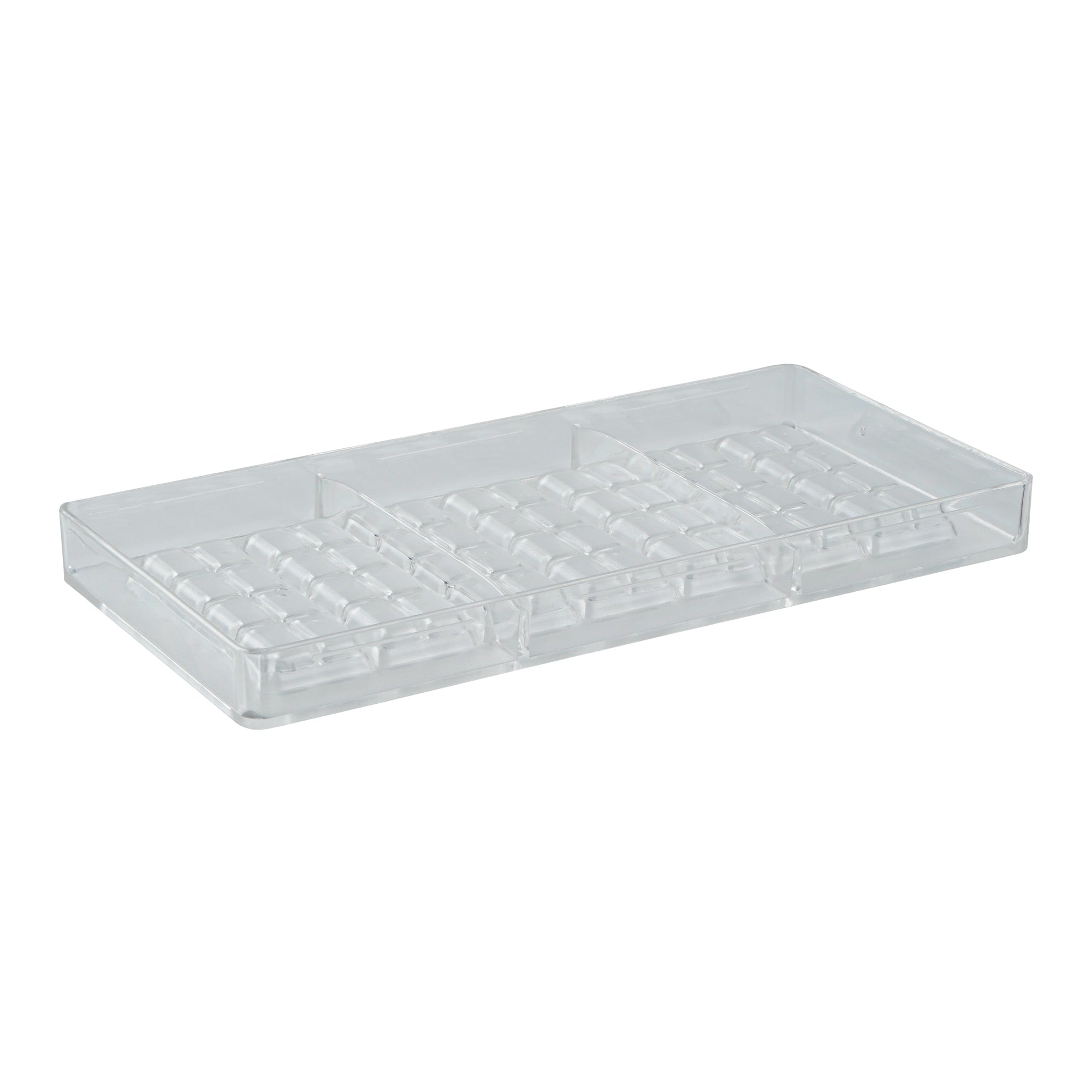 Pastry Tek Polycarbonate Break-Apart Candy / Chocolate Mold - 7-Compartment - 10 count box