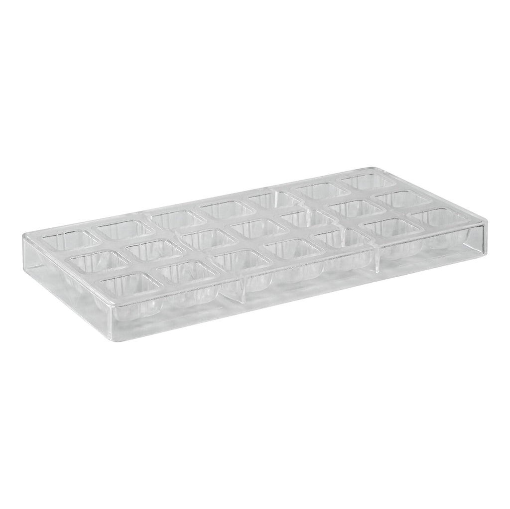 Pastry Tek Polycarbonate Gift Box Candy / Chocolate Mold - 21-Compartment - 1 count box