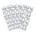 Bag Tek Plastic Candy Bag - Ghosts, Gusseted - 4" x 2" x 9 1/2" - 100 count box