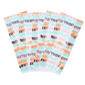 Bag Tek Plastic Candy Bag - Halloween Words, Gusseted - 4" x 2" x 9 1/2" - 100 count box