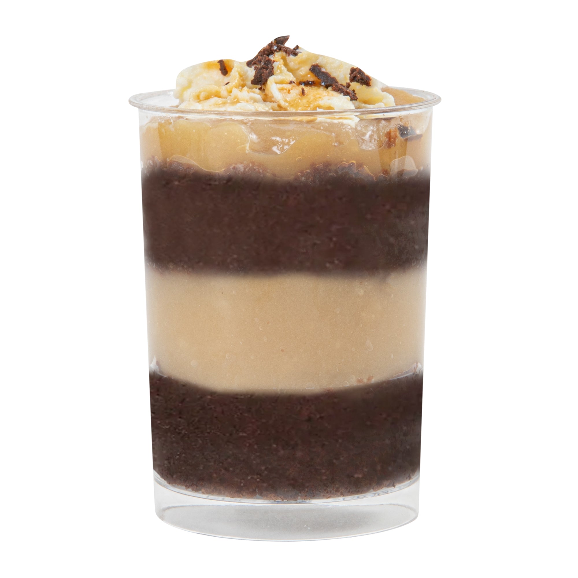 Mini Serve 5 oz Round Clear Plastic Dessert Cup - 2 1/4" x 2 1/4" x 3 1/4" - 25 count box
