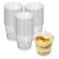 Mini Serve 6 oz Round Clear Plastic Dessert Cup - 3'' x 3'' x 2 3/4'' - 100 count box