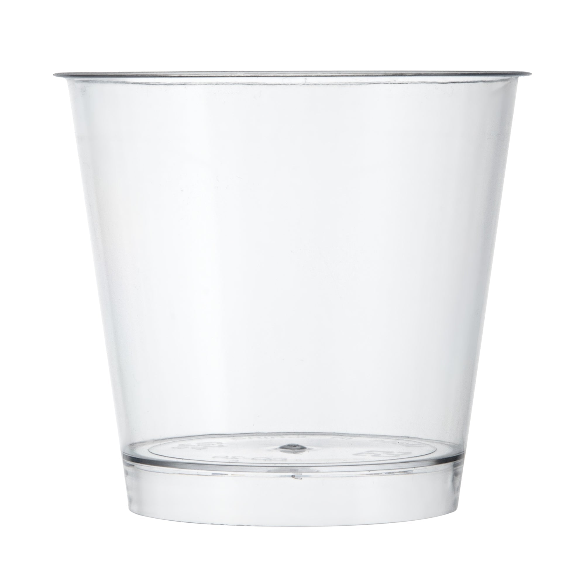 Mini Serve 6 oz Round Clear Plastic Dessert Cup - 3'' x 3'' x 2 3/4'' - 100 count box