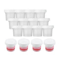 Mini Serve 5 oz Round Clear Plastic Dessert Cup - with Lid - 3'' x 3'' x 2 1/2'' - 100 count box
