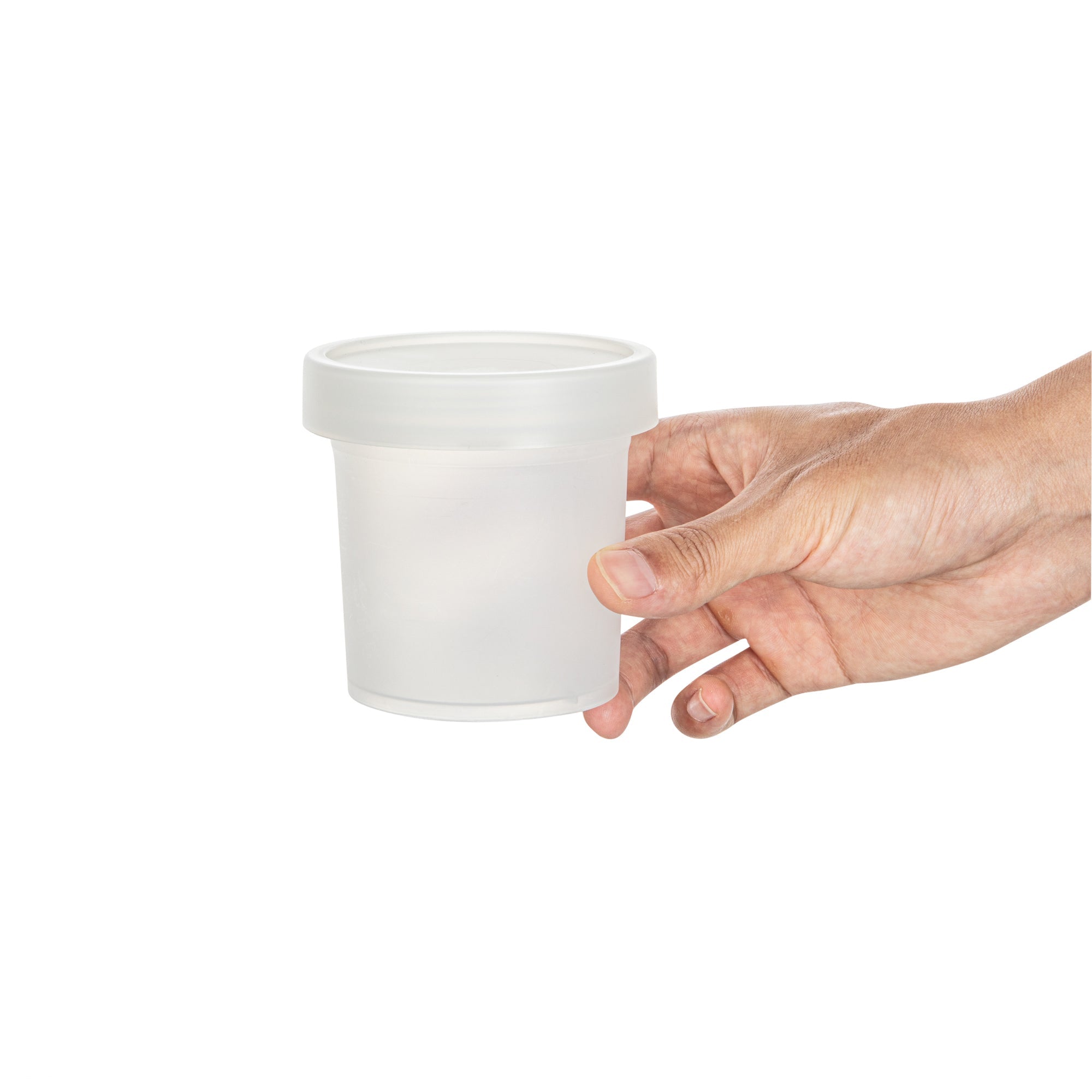 Mini Serve 10 oz Round Clear Plastic Dessert Cup - with Lid - 3 1/2'' x 3 1/2'' x 3 1/2'' - 25 count box