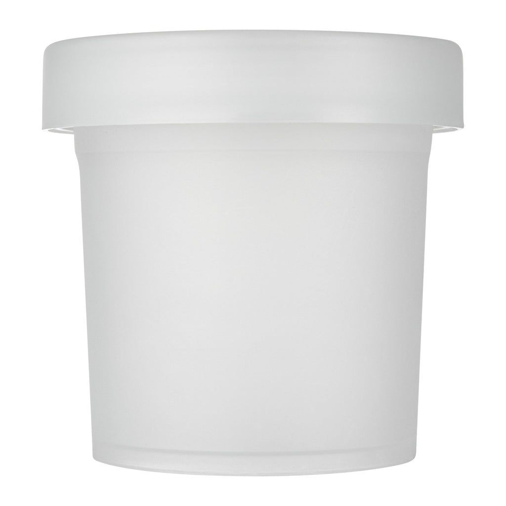Mini Serve 10 oz Round Clear Plastic Dessert Cup - with Lid - 3 1/2'' x 3 1/2'' x 3 1/2'' - 100 count box