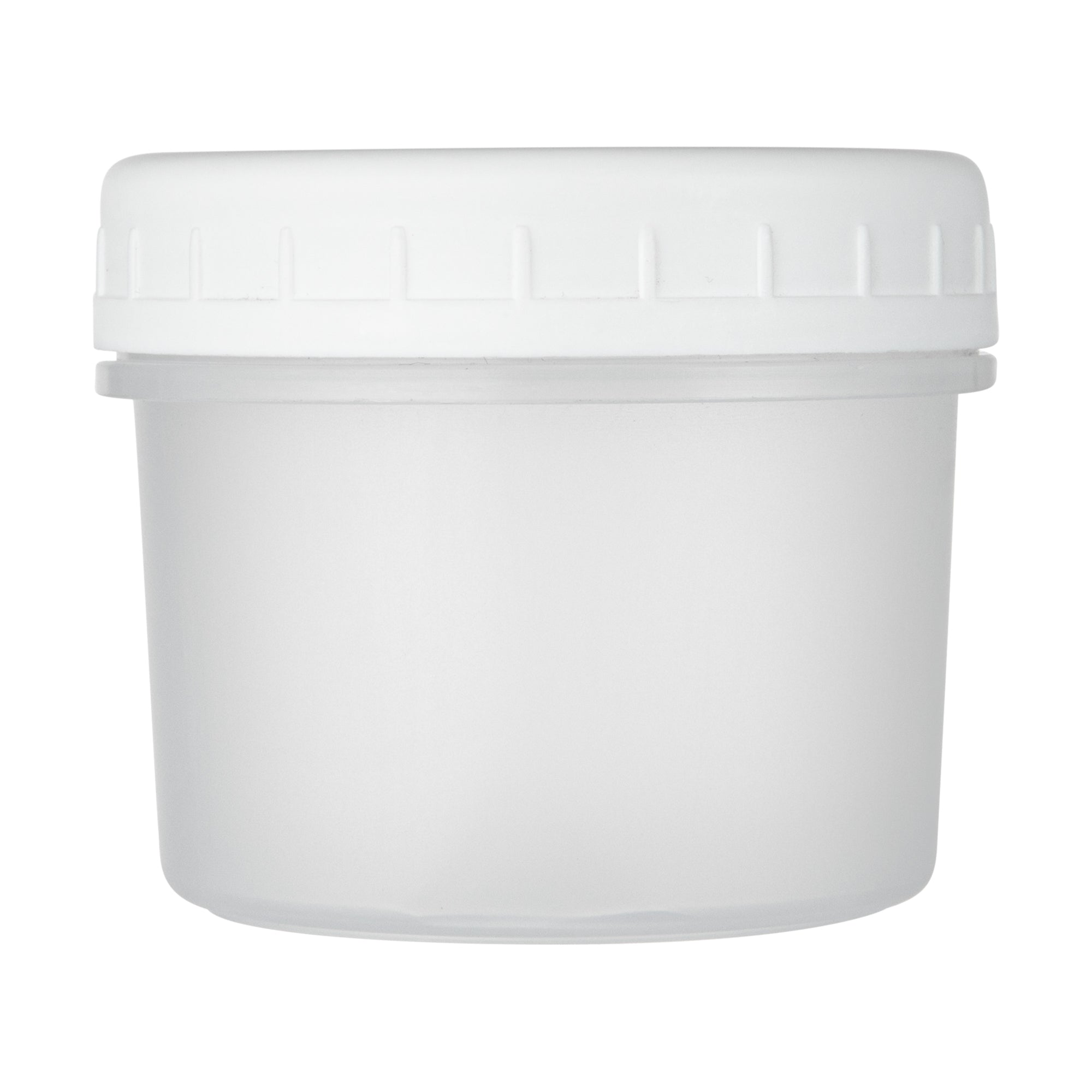 Mini Serve 7 oz Round Clear Plastic Dessert Cup - with Lid - 2 3/4'' x 2 3/4'' x 2 1/2'' - 25 count box