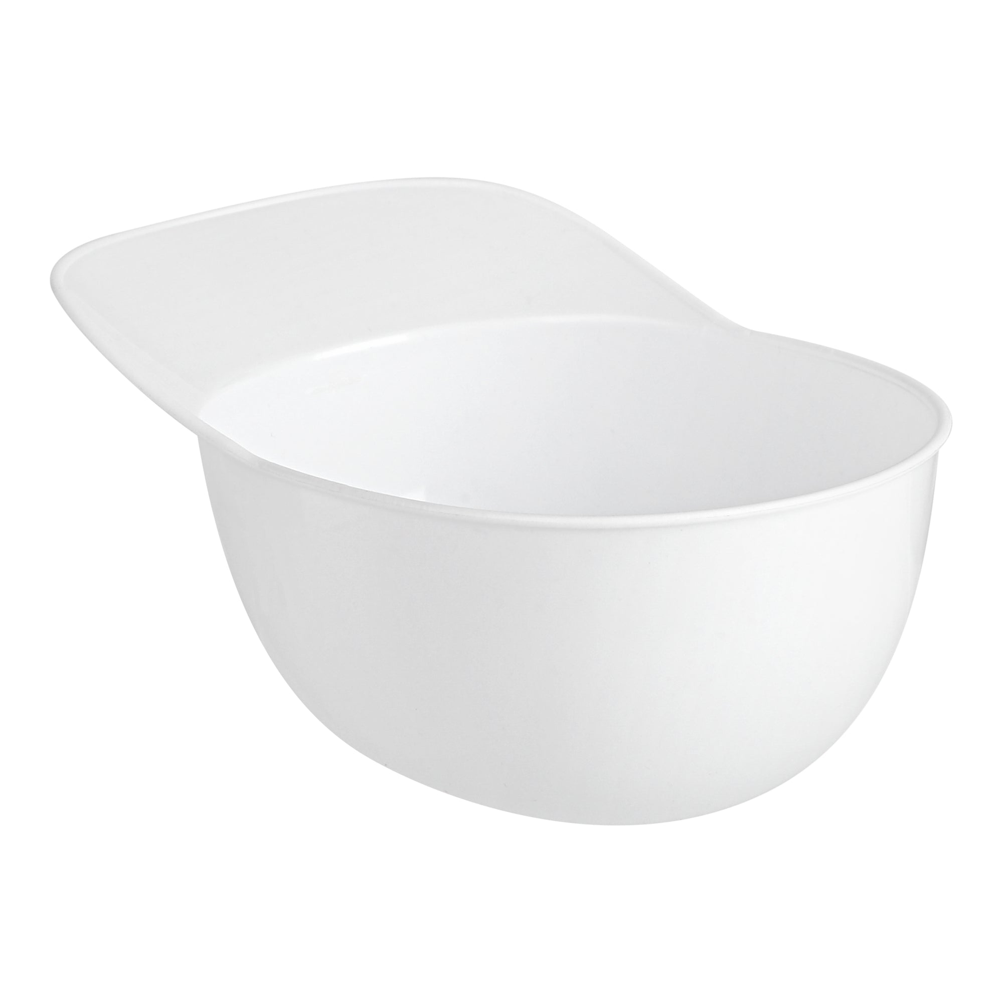 Mini Serve 8 oz White Plastic Baseball Helmet Ice Cream / Snack Bowl - 10 count box