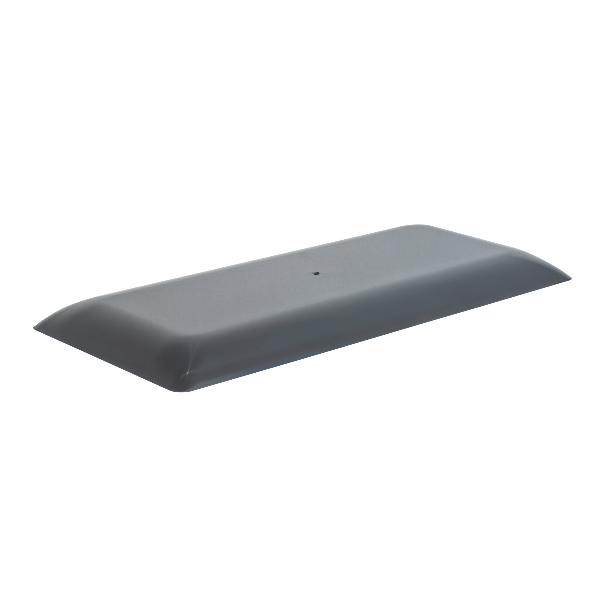 Maxi Serve Rectangle Matte Black Plastic Plate - 14 1/4" x 6 1/4" - 100 count box