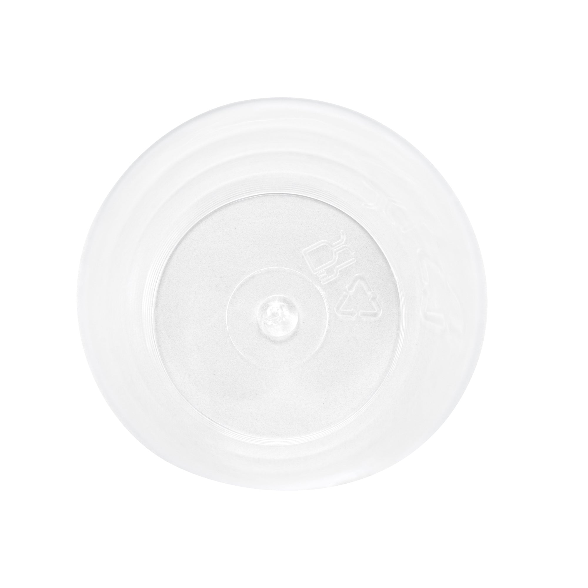 Mini Serve 2 oz Clear Plastic Spiral Cup - 1 3/4" x 1 3/4" x 2 3/4" - 100 count box