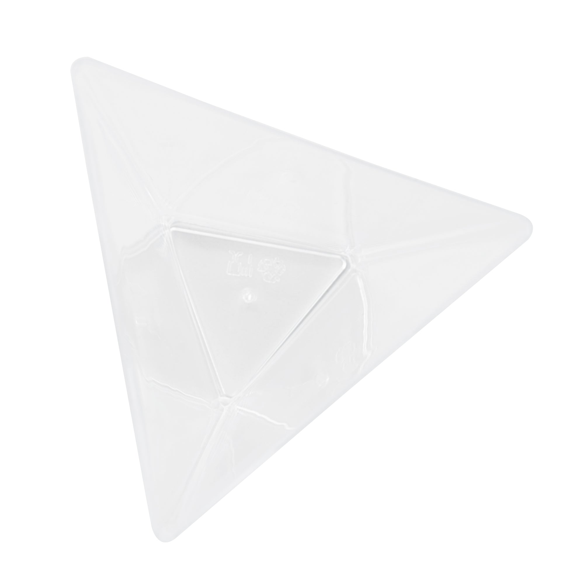 Mini Serve 2 oz Clear Plastic Torcente Cup - 3" x 2 1/2" x 3 1/2" - 100 count box
