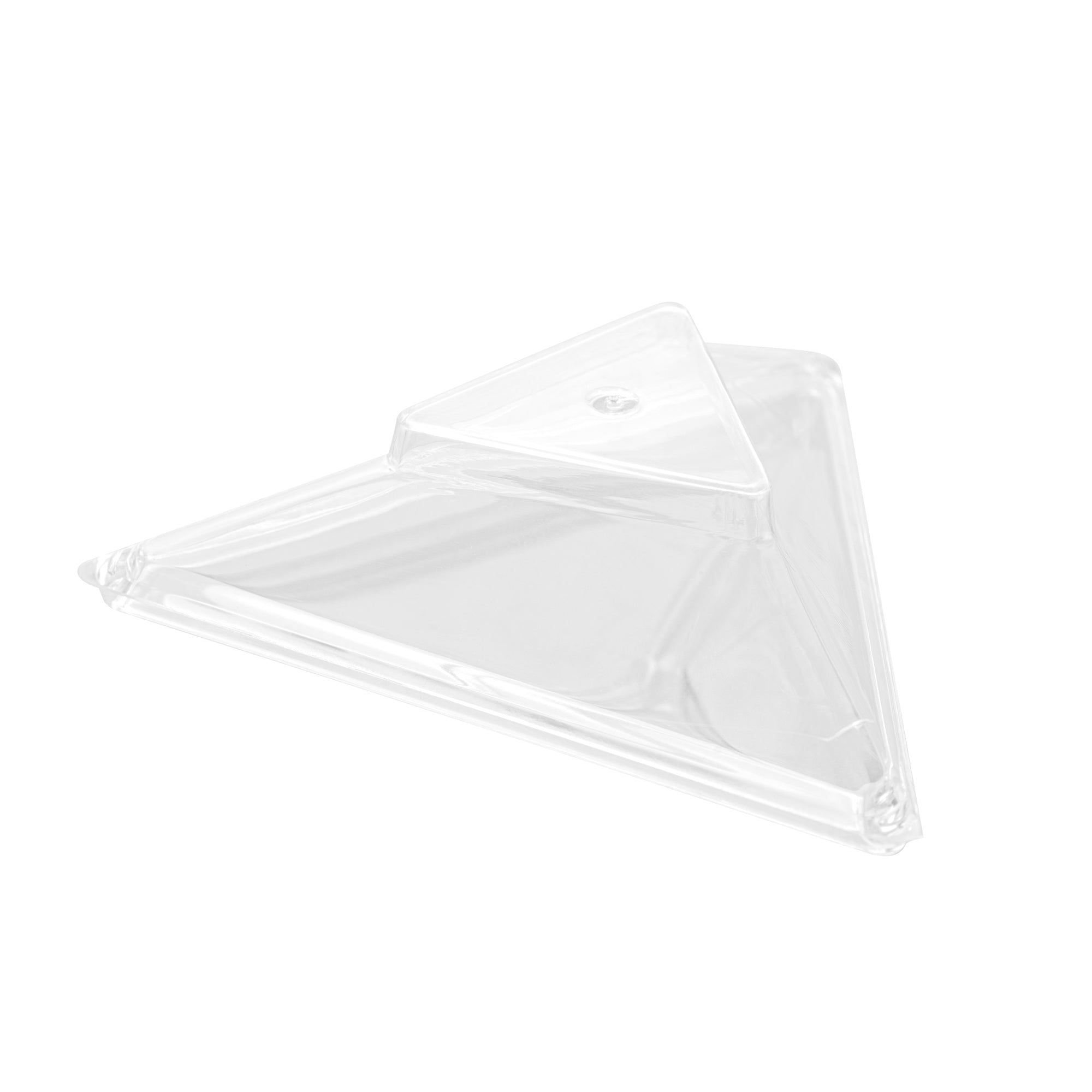 Mini Serve 2 oz Clear Plastic Torcente Cup - 3" x 2 1/2" x 3 1/2" - 100 count box