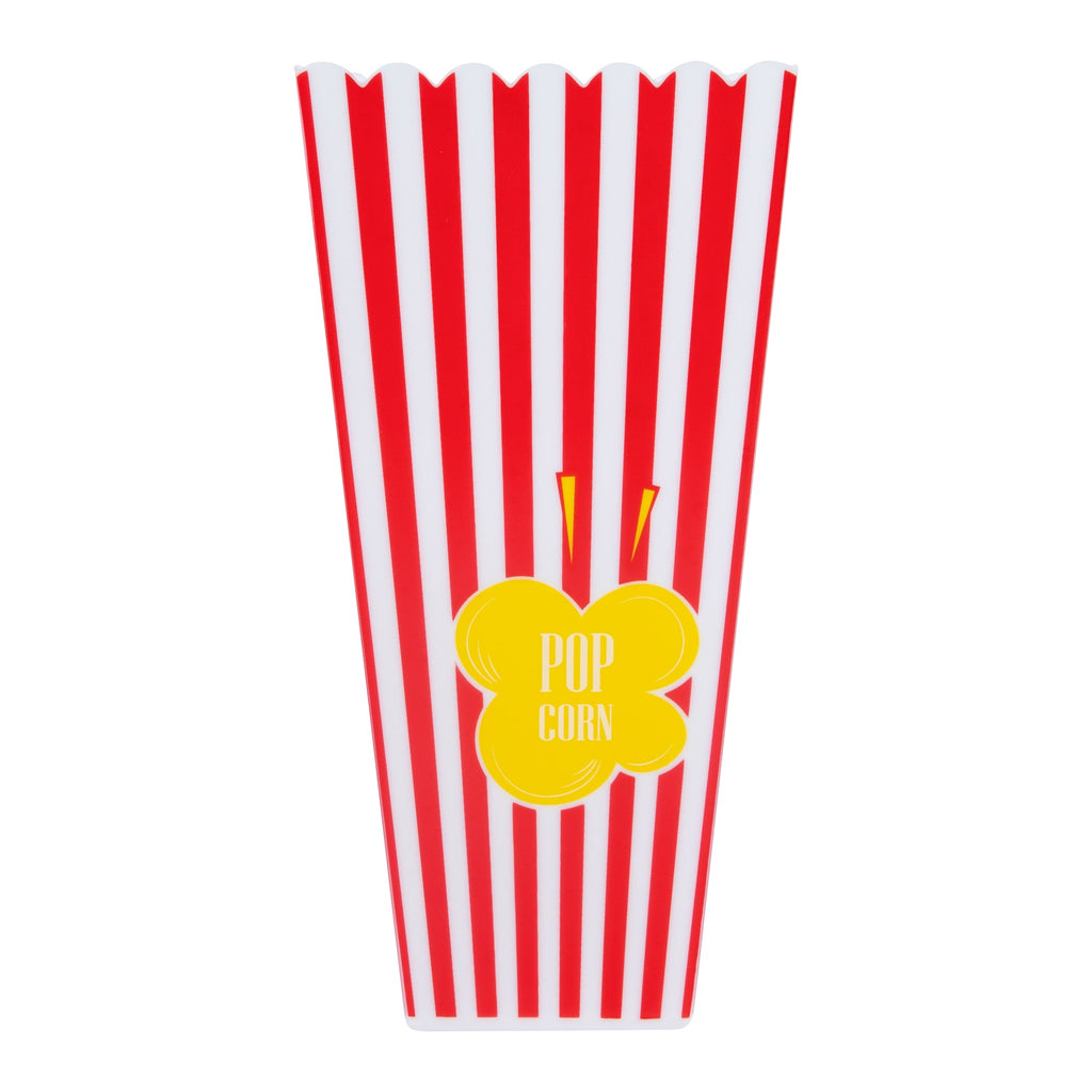 Maxi Serve 40 oz Red Plastic Popcorn Container - 10 count box