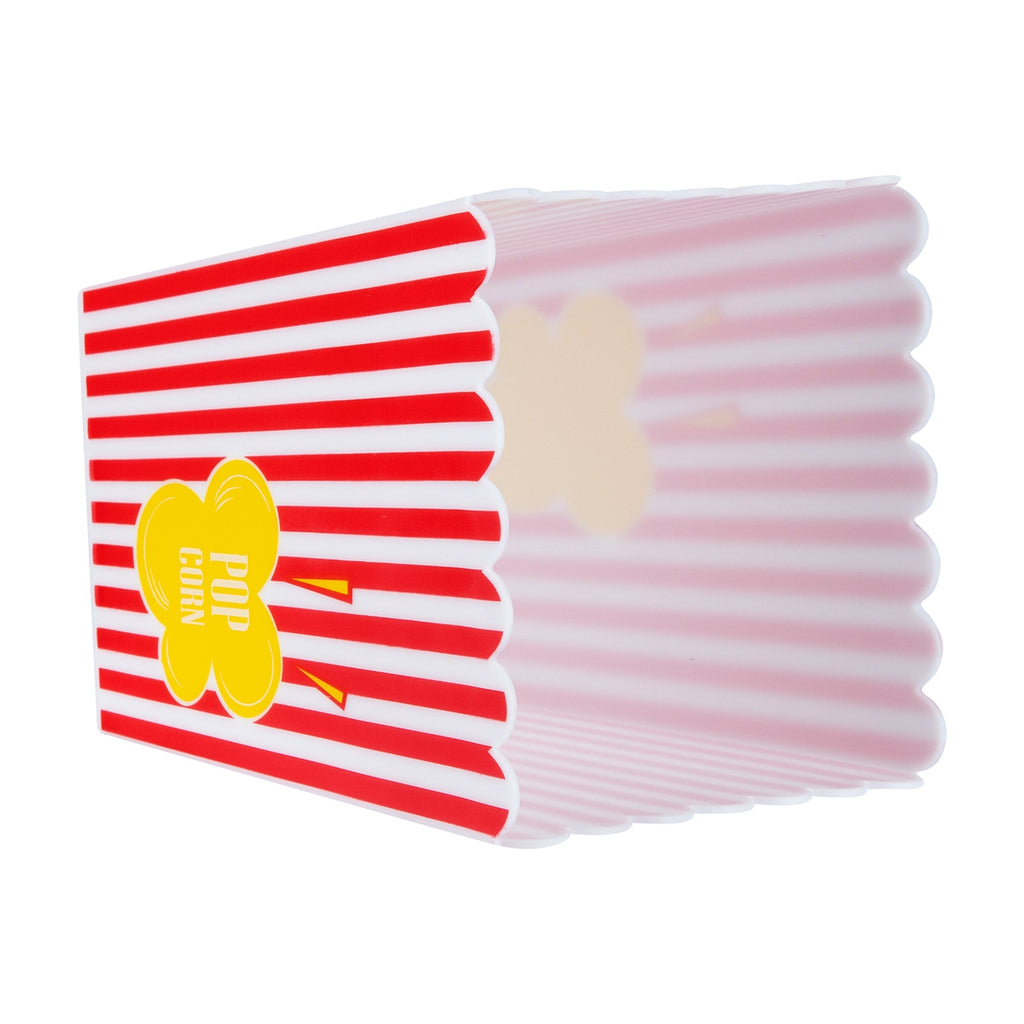 Maxi Serve 40 oz Red Plastic Popcorn Container - 10 count box