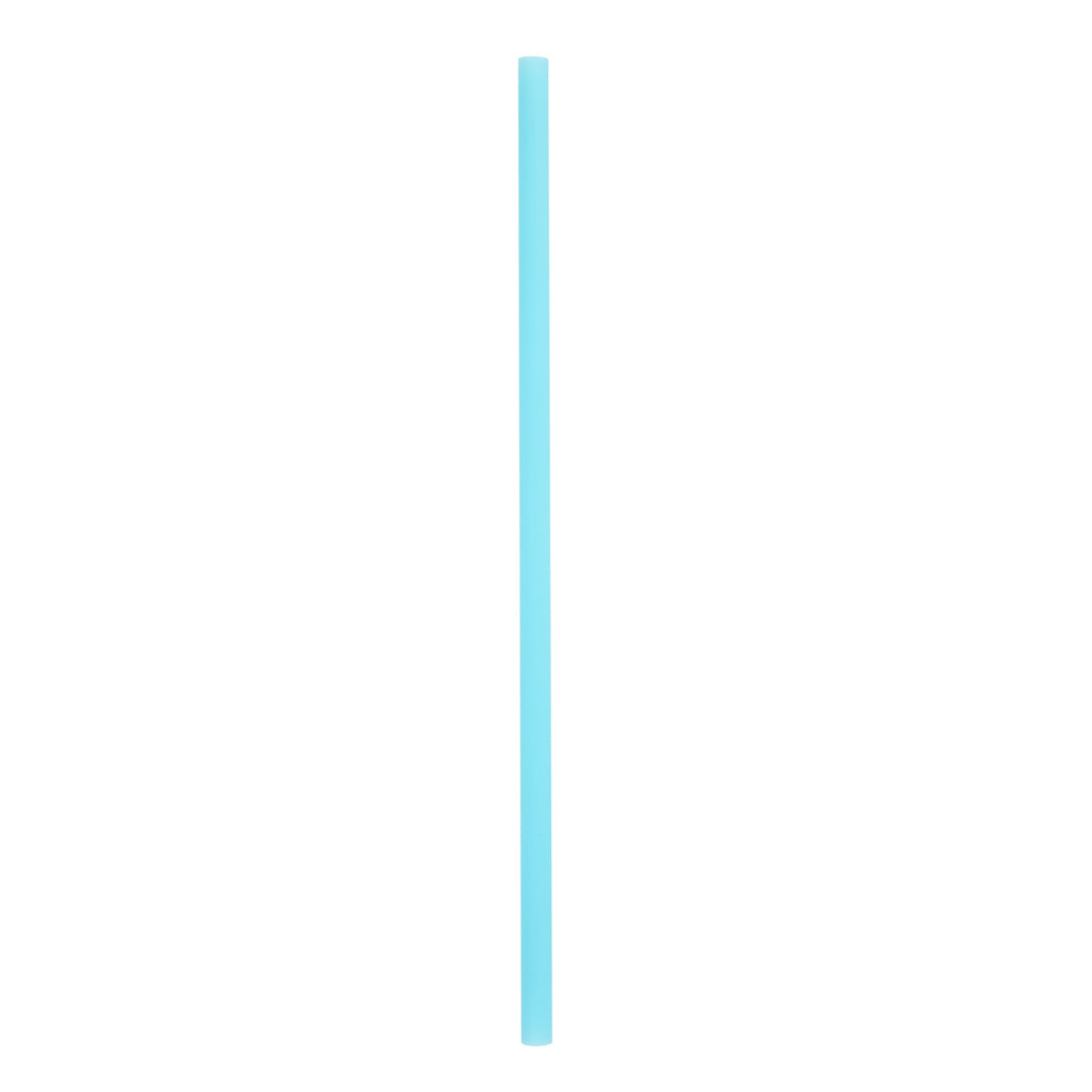 Vanish Blue PHA Plastic Straw - Unwrapped, Compostable - 7 3/4" - 100 count box