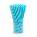 Vanish Blue PHA Plastic Straw - Unwrapped, Compostable - 8 1/4" - 1000 count box