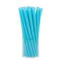 Vanish Blue PHA Plastic Straw - Unwrapped, Compostable - 9" - 1000 count box