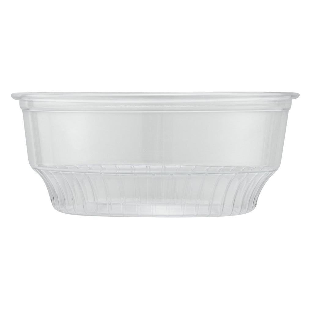 Chef 101 4 oz Round Clear Plastic Dessert Cup - 3 1/4" x 3 1/4" x 1 1/2" - 500 count box