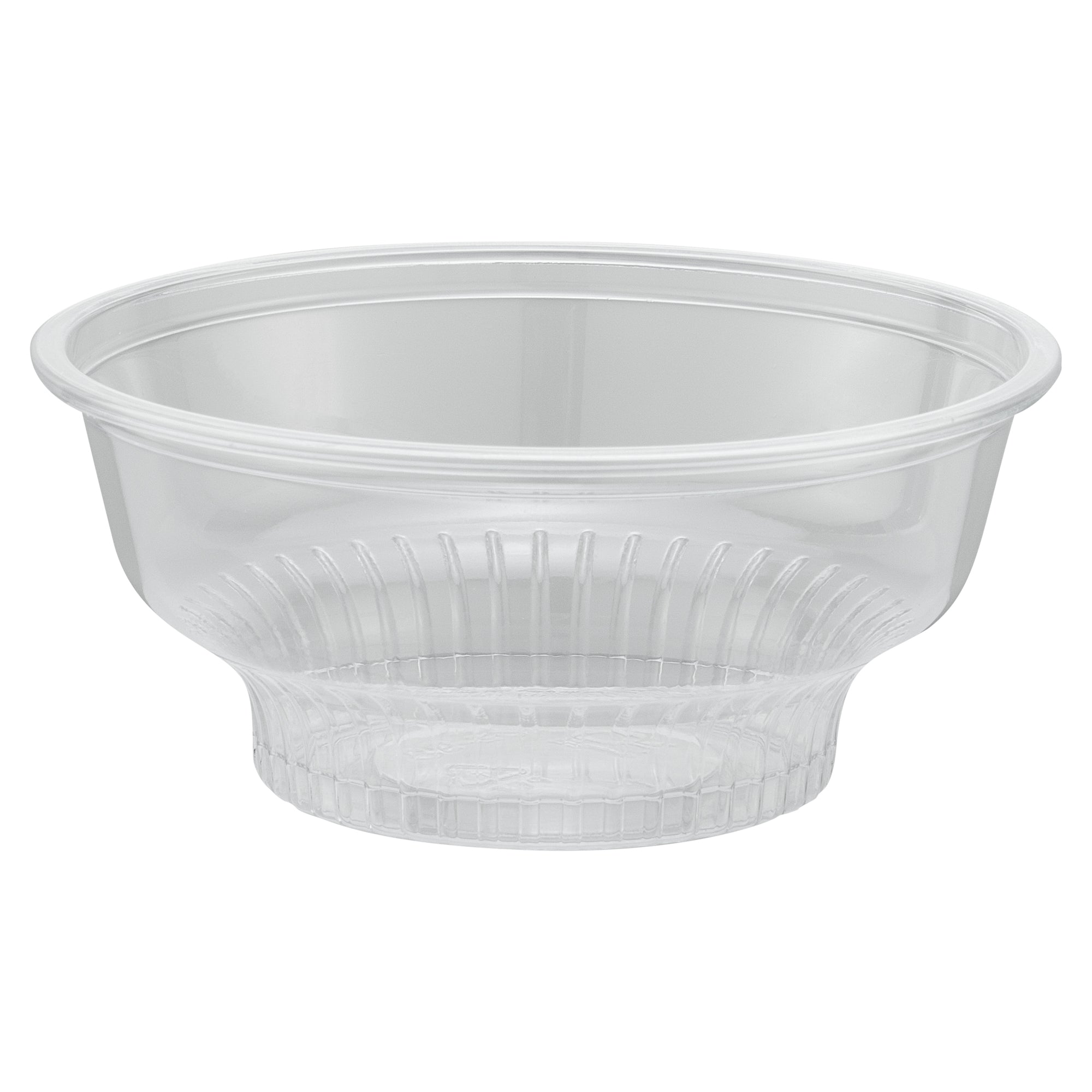 Chef 101 5 oz Round Clear Plastic Dessert Cup - 3 3/4" x 3 3/4" x 1 3/4" - 50 count box