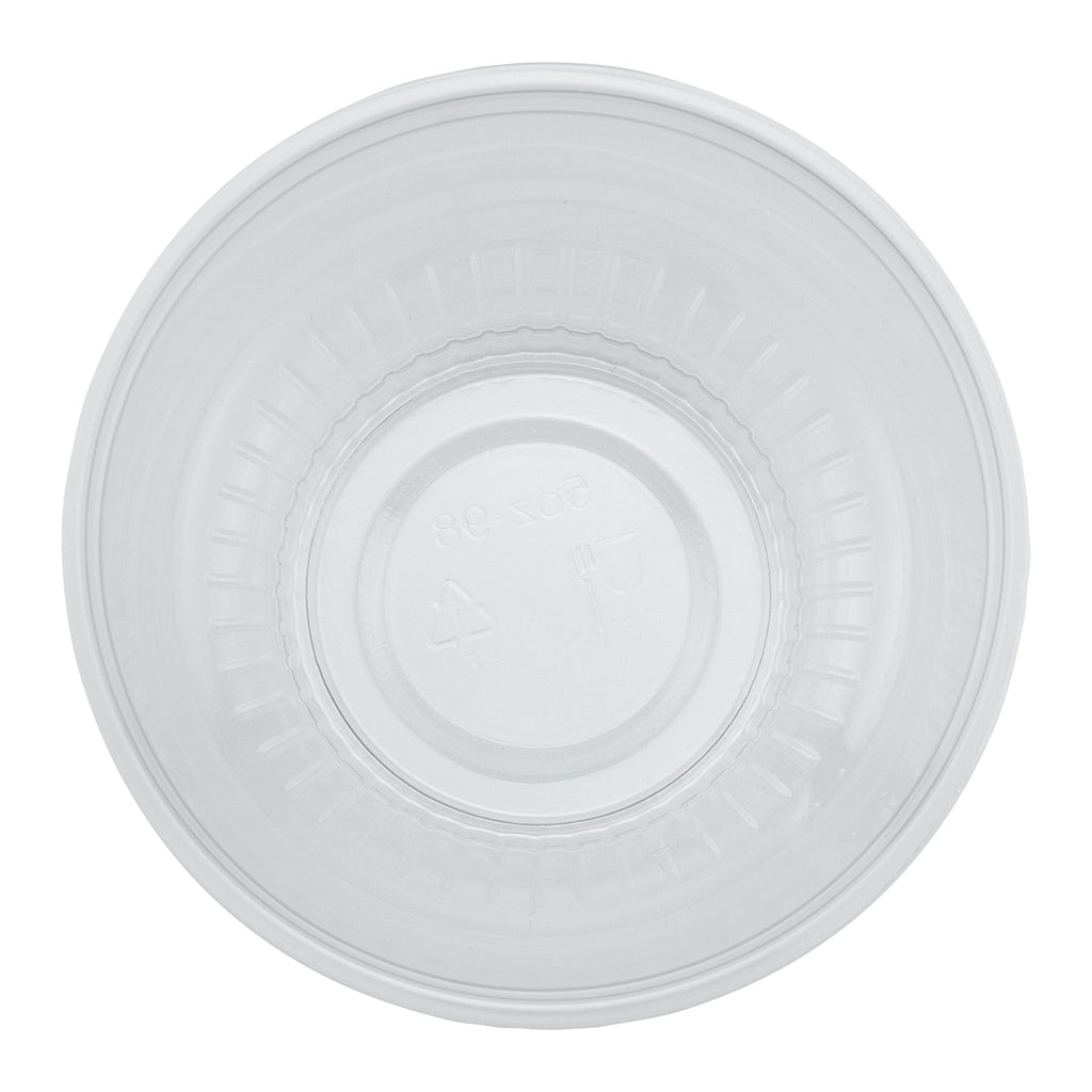 Chef 101 5 oz Round Clear Plastic Dessert Cup - 3 3/4" x 3 3/4" x 1 3/4" - 50 count box