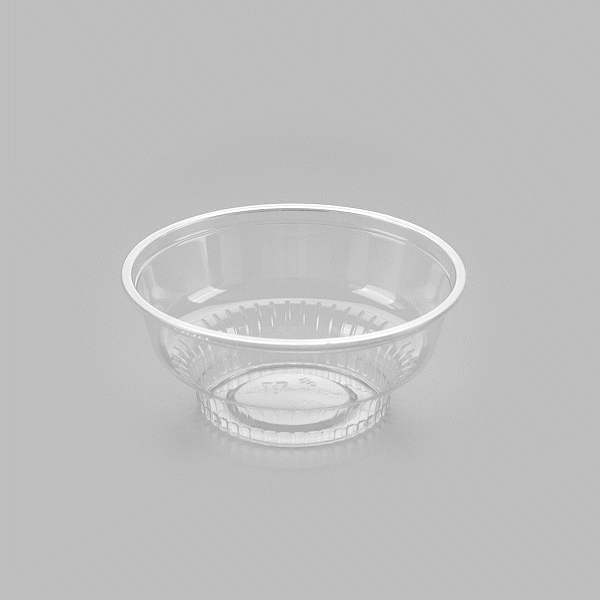 Chef 101 5 oz Round Clear Plastic Dessert Cup - 3 3/4" x 3 3/4" x 1 3/4" - 500 count box