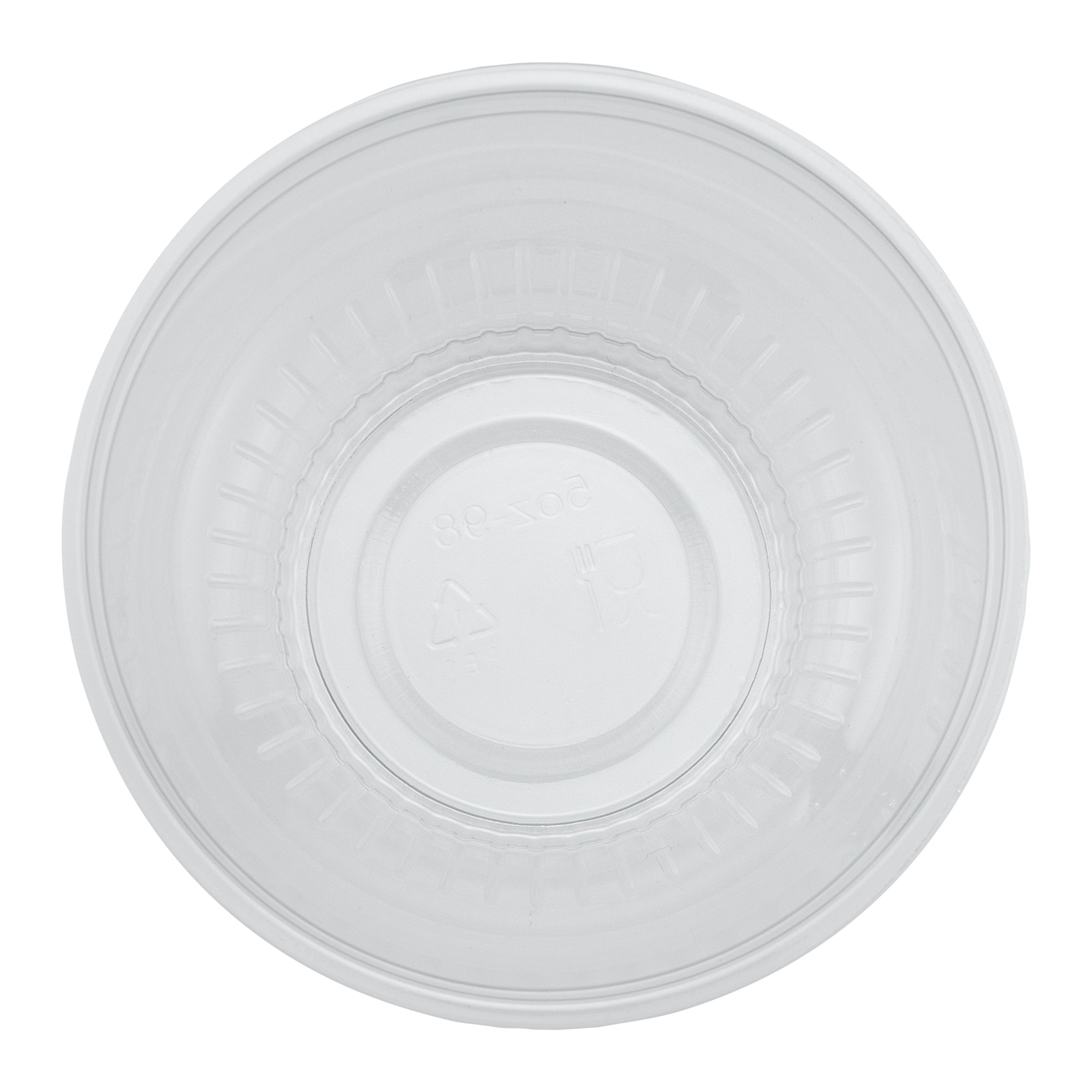 Chef 101 5 oz Round Clear Plastic Dessert Cup - 3 3/4" x 3 3/4" x 1 3/4" - 500 count box
